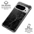 Black Marble Google Pixel 10 Pro XL Clear Case
